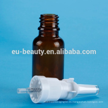 Aplicaciones farmacéuticas Botella azul de pulverizador nasal médico